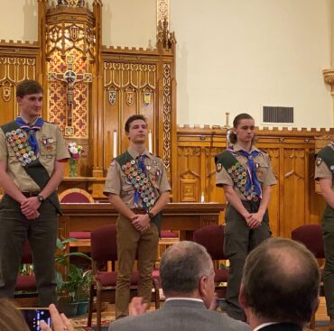 Troop 175 Honors Four New Eagle Scouts
